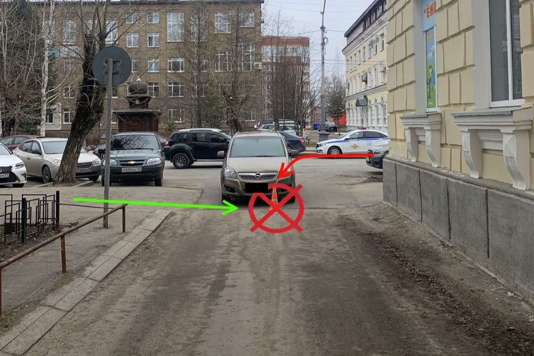 В Сыктывкаре 11-летний велосипедист попал под колеса иномарки